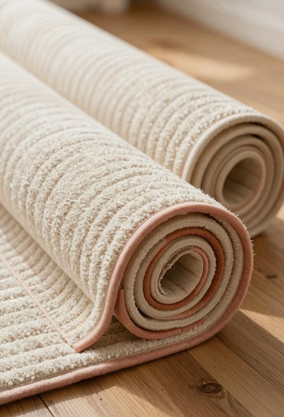 What Is a Jelly Roll Rug? 2 jelly roll rug fabric coils