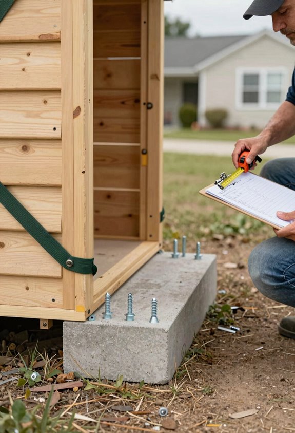 10 Steps to Anchor a Storage Shed Securely 3 local codes for anchoring requirements