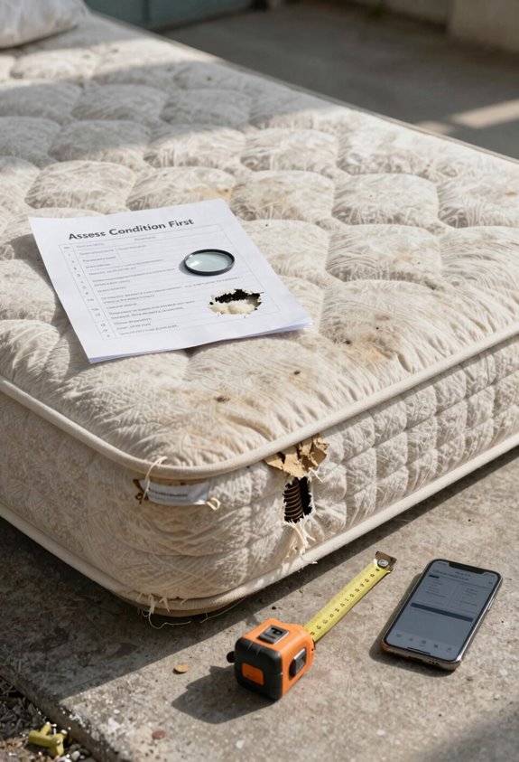 6 Ways to Get Rid of an Old Mattress 2 mattress condition guides disposal choices
