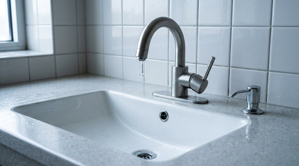school bathroom sinks material composition details