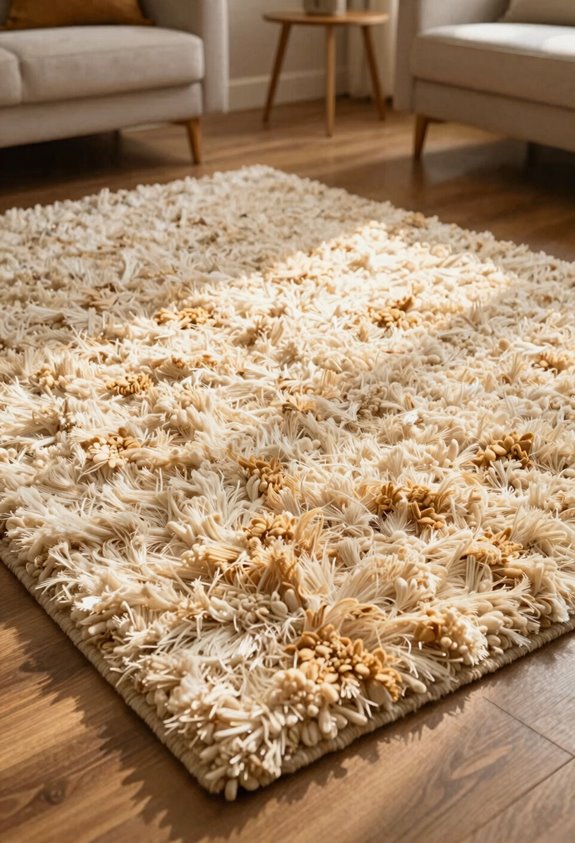 shag rugs texture and warmth