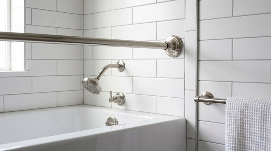 shower curtain rod height guidelines