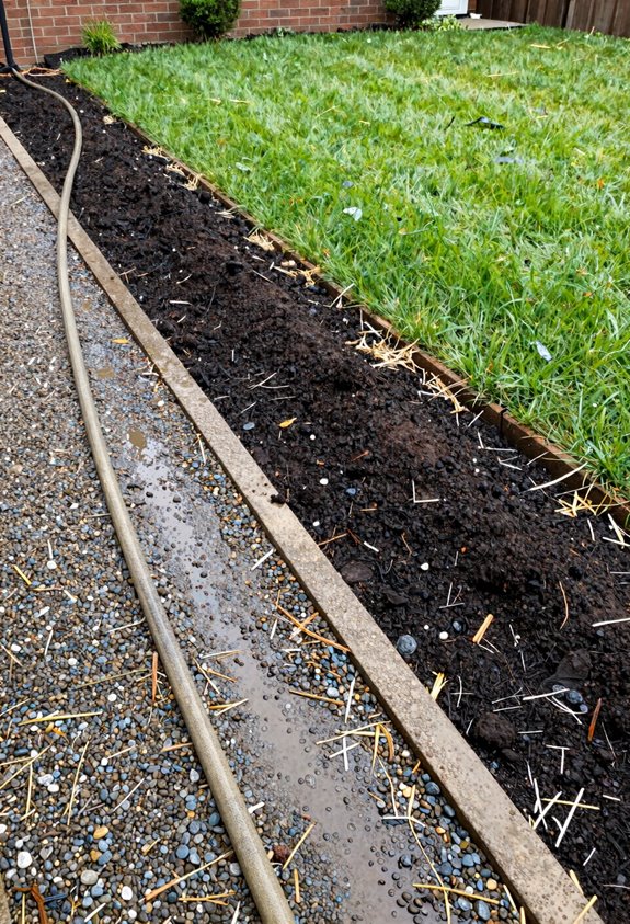 How to Get Rid of Standing Water in Your Backyard 4 slope away from house 6 inch 10 foot rule