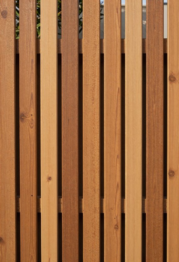 symmetrical respectful fence design