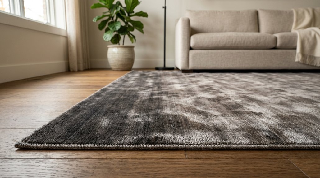 viscose fiber rug description